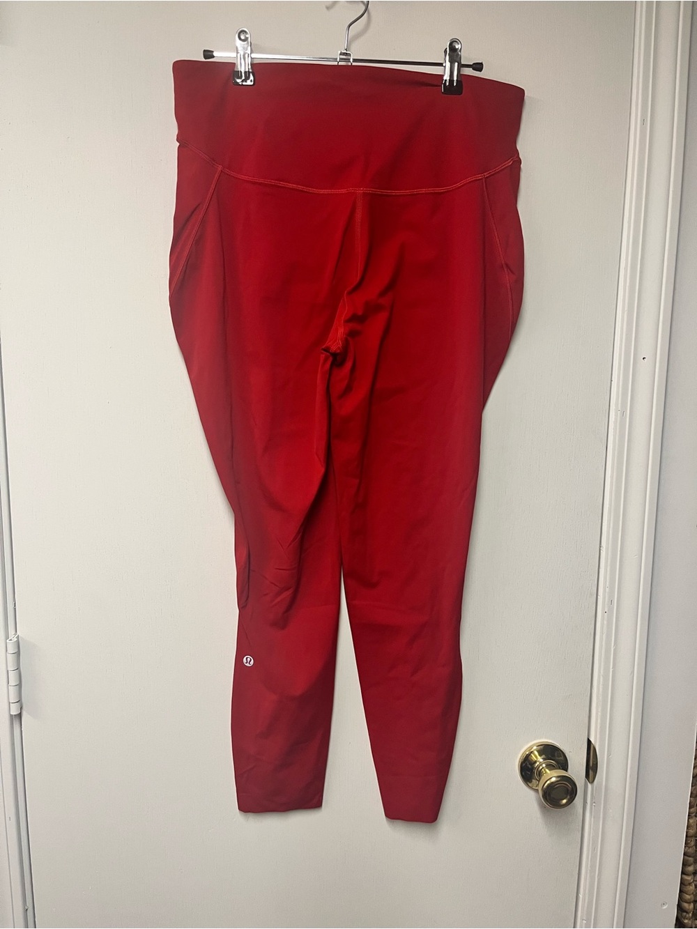 Lululemon Base Pace High Rise Tight 25 Size 12 Dark Red Running Leggings - Picture 3 of 5